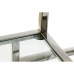 Raft DKD Home Decor Argintiu Metal Geam Oțel 100 x 29 x 180,5 cm