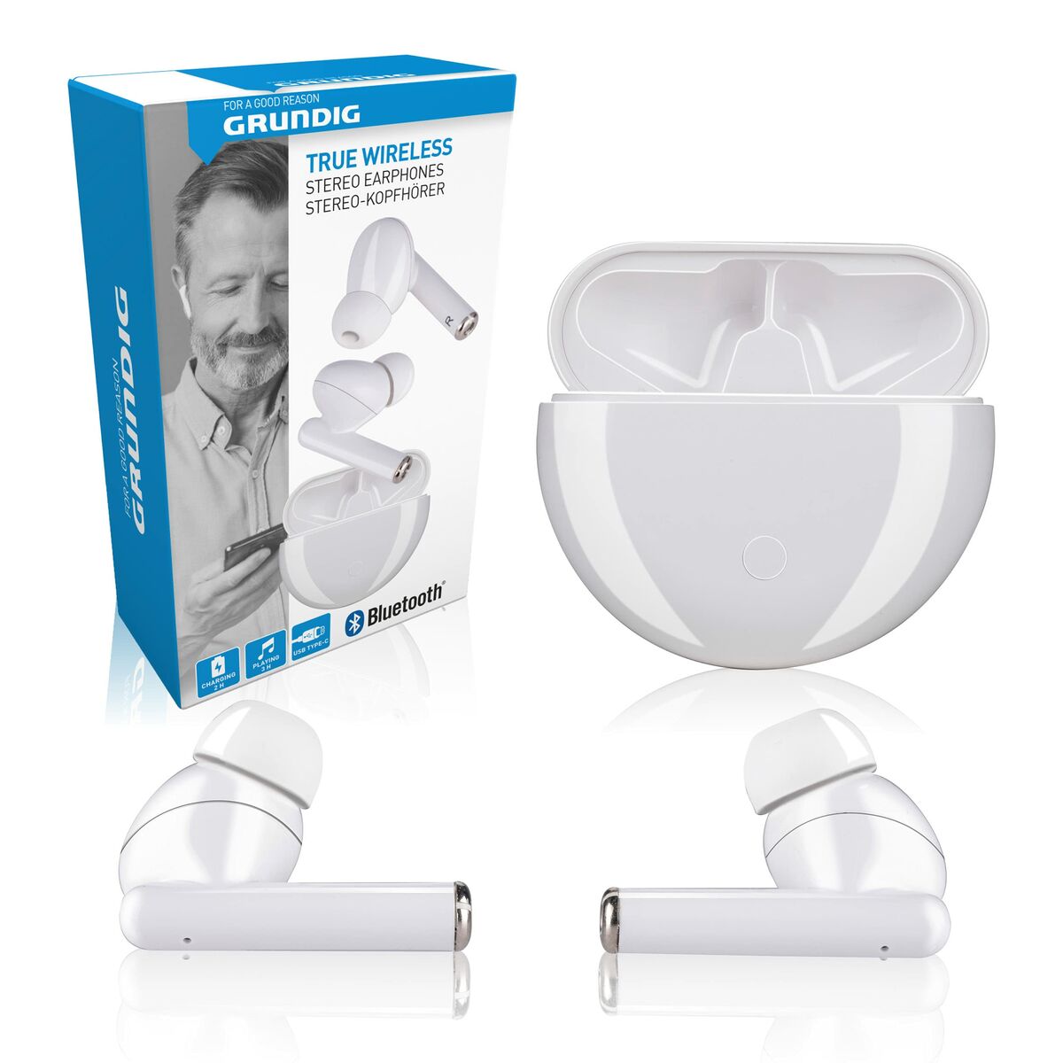 Auriculares Bluetooth com microfone Grundig
