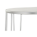 Sivupöytä DKD Home Decor Hopeinen Metalli Valkoinen Marmori 115 x 35 x 78 cm