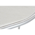 Sivupöytä DKD Home Decor Hopeinen Metalli Valkoinen Marmori 115 x 35 x 78 cm
