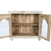 Příborník Home ESPRIT Bílý Sklo mangové dřevo 107 x 43 x 101 cm