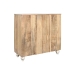 Príborník Home ESPRIT Biela Sklo Mangové drevo 107 x 43 x 101 cm