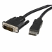 DisplayPort naar DVI Kabel Startech DP2DVIMM10           Zwart