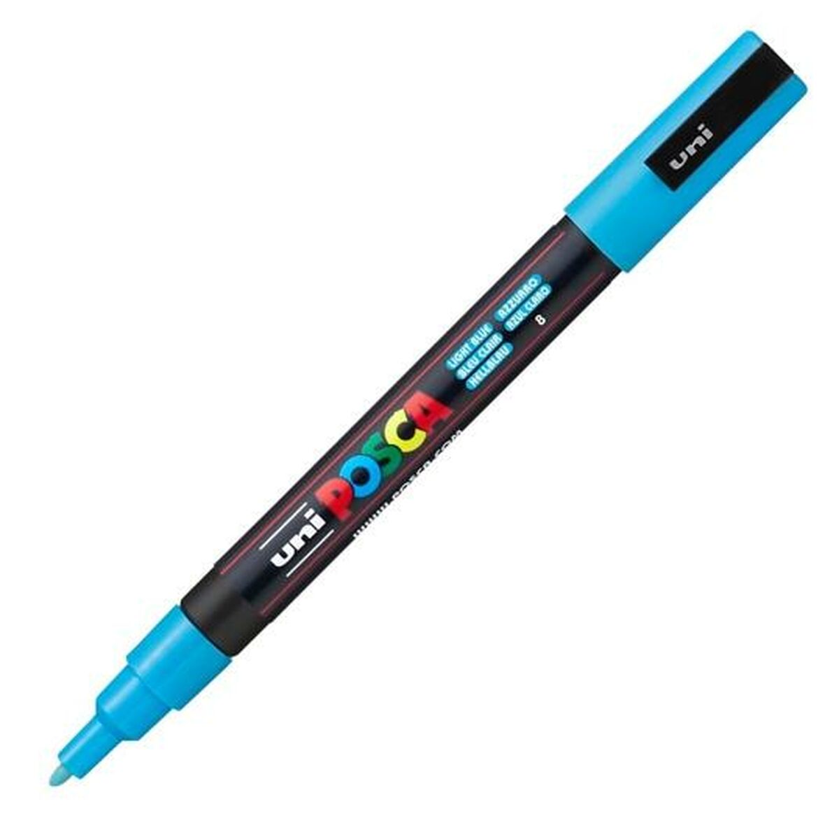 Fix POSCA PC-3M Modrý Světle Modrý (6 kusů)