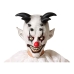 Mask Halloween Olycksbringande clown Vit