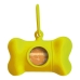 Zásobník na sáčky pre domáce zvieratá United Pets Bon Ton Neon pes Žltá (8 x 4,2 x 5 cm)
