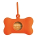 Диспенсър за Торбички за Домашен Любимец United Pets Bon Ton Neon Куче Оранжев (8 x 4,2 x 5 cm)