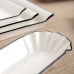 Δίσκος για σνακ Quid Gastro Λευκό Μαύρο Κεραμικά 31 x 23 cm (x6)