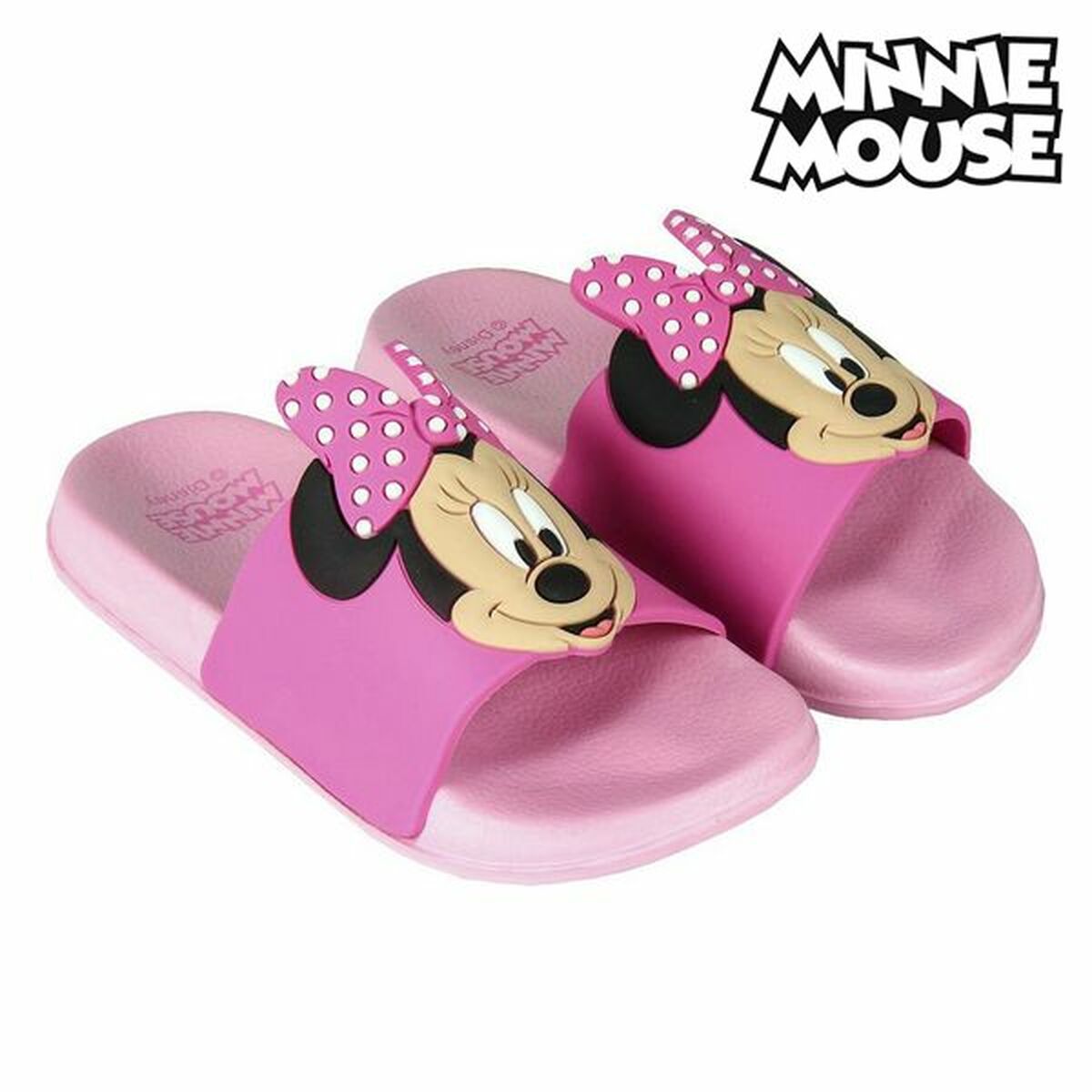 Șlapi pentru Copii Minnie Mouse Negru