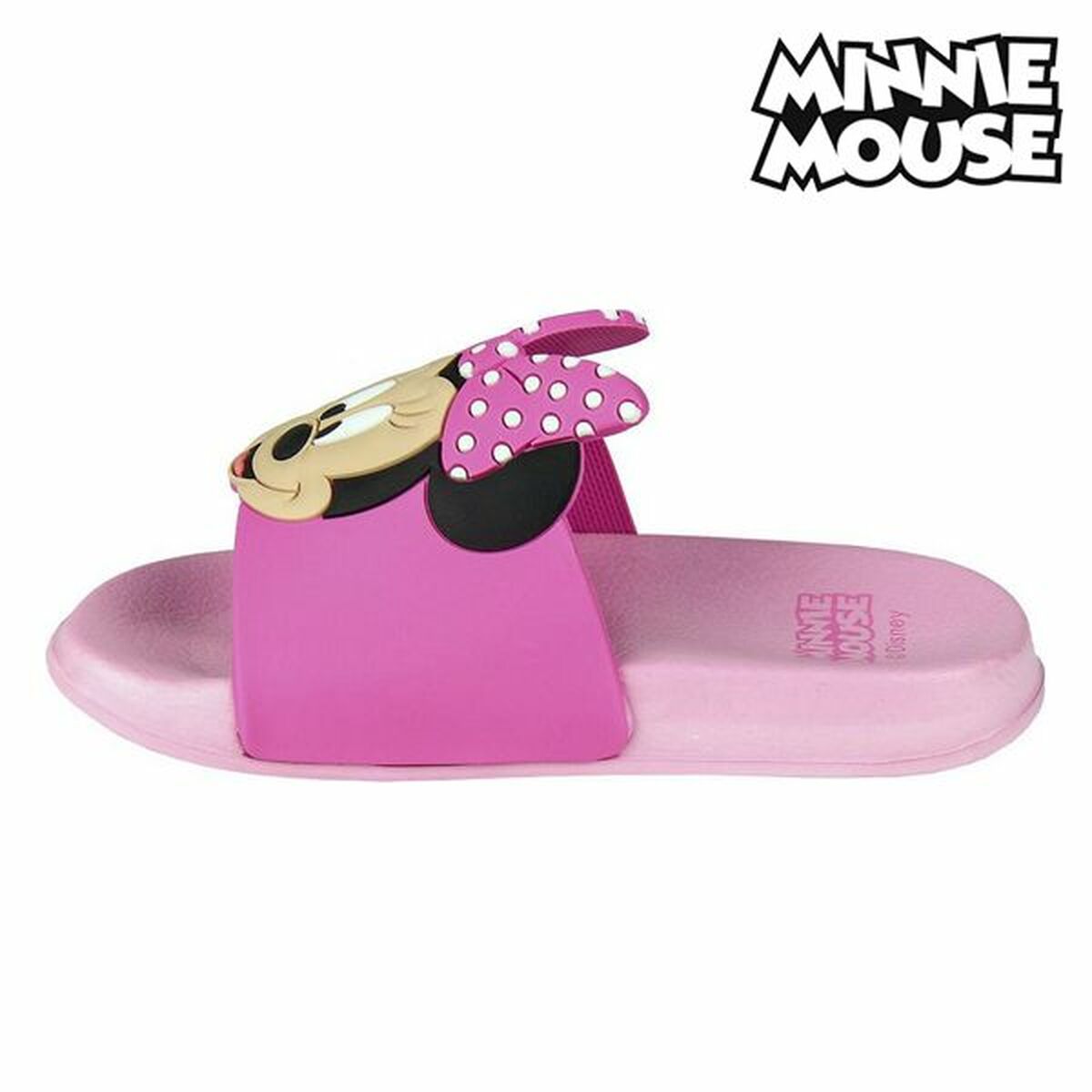 Șlapi pentru Copii Minnie Mouse Negru