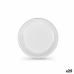Újrafelhasználható tányérkészlet Algon Fehér Műanyag 17 x 17 x 1,5 cm (36 Rgység)