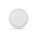 Újrafelhasználható tányérkészlet Algon Fehér Műanyag 17 x 17 x 1,5 cm (36 Rgység)