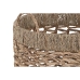 Basket set DKD Home Decor Fibre (43 x 43 x 43 cm)