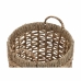 Basket set DKD Home Decor Fibre (43 x 43 x 43 cm)