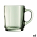 чаша за чай Luminarc Alba Zöld Üveg 250 ml (6 egység)
