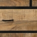 Szafa MANGO 85 x 40 x 130 cm Naturalny Czarny Drewno Żelazo