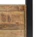 Ormarić s ladice MANGO 80 x 40 x 75 cm Prirodno Crna Drvo Željezo