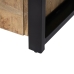 Hallipöytä laatikolla MANGO 80 x 40 x 75 cm Luonnollinen Musta Puu Rauta