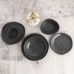 Плоская тарелка Bidasoa Cosmos Чёрный Керамика 23 cm (6 штук)