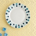 Πιάτο για Επιδόρπιο Quid Simetric Μπλε Κεραμικά 19 cm (12 Μονάδες)