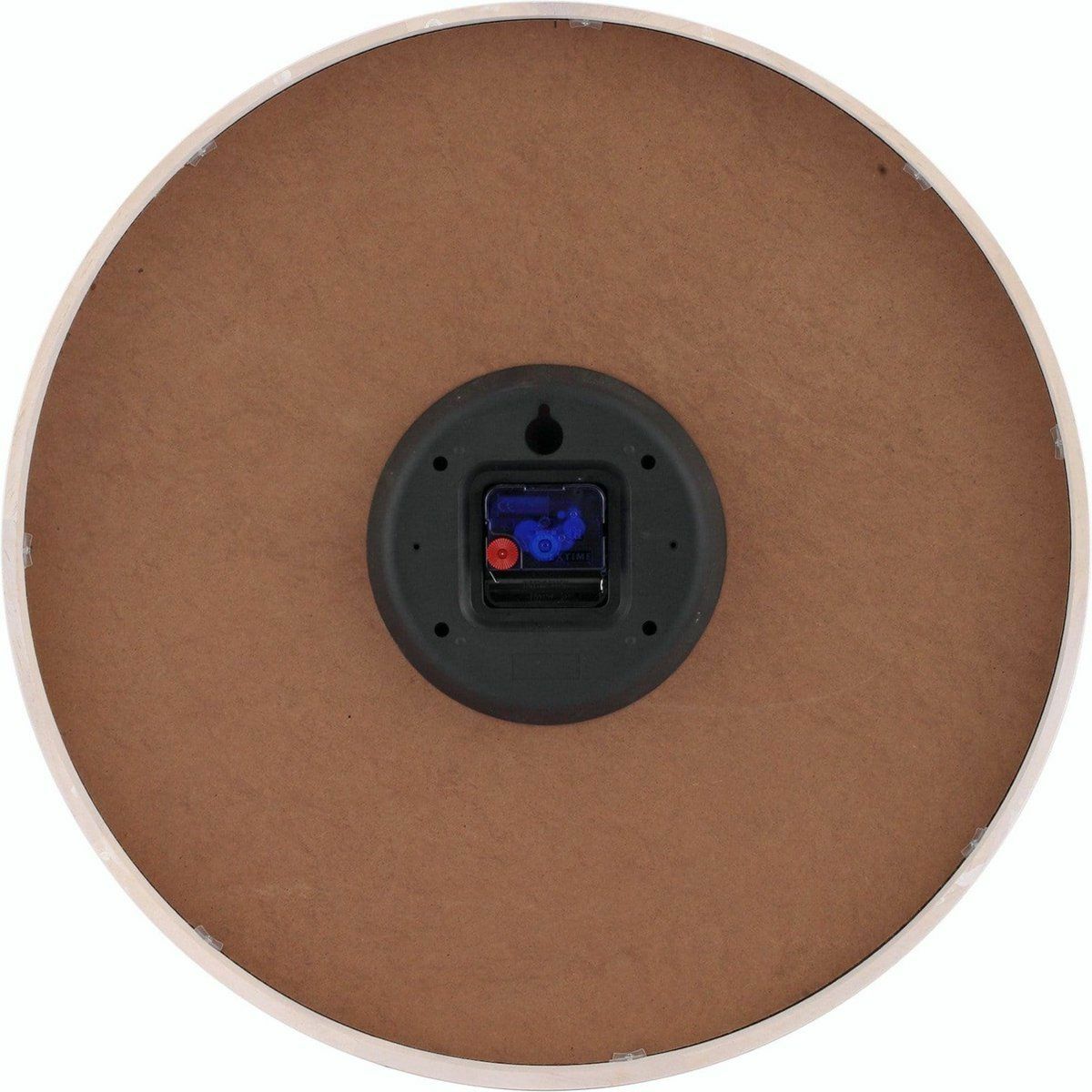 Stenska Ura Nextime Bela Rjava 50 cm