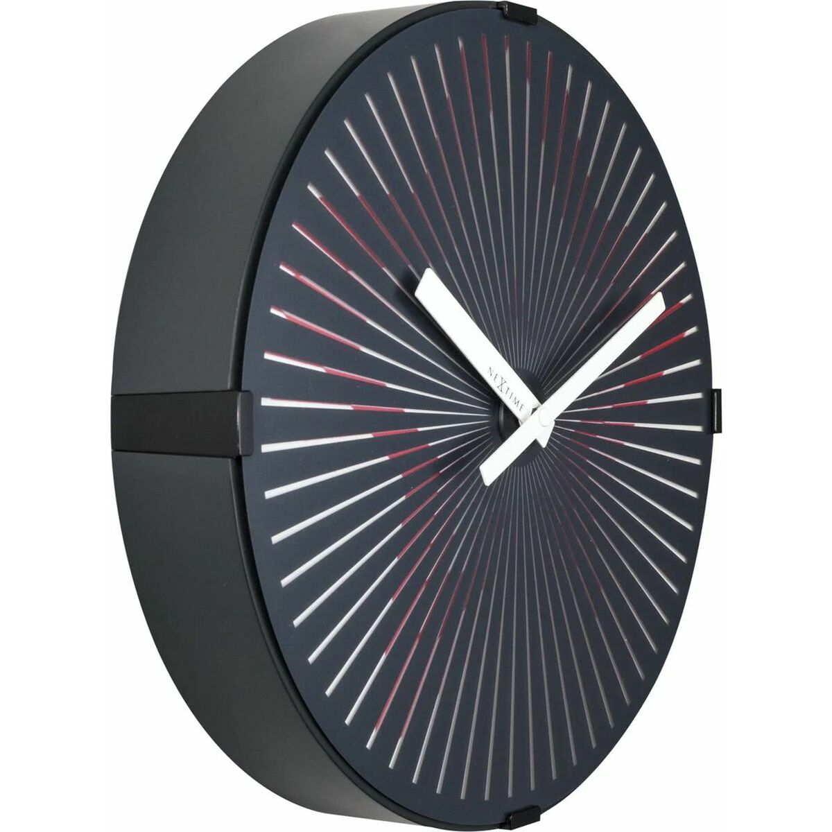 Vægur Nextime Sort 30 cm