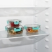 Lunchbox hermetisch Quid Purity karriert 310 ml Durchsichtig Glas (12 Stück)