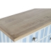 Pelikonsoli Home ESPRIT Sininen Valkoinen Paolownia wood 103 x 35 x 80 cm