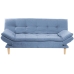 Sofa DKD Home Decor Mėlyna Dangaus mėlynumo Natūralus Medžio Scandi 180 x 85 x 83 cm