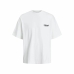Men’s Short Sleeve T-Shirt Jack & Jones bari Back White Men