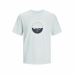 Men’s Short Sleeve T-Shirt Jack & Jones cobin Aquamarine Men
