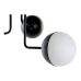 Mennyezeti Lámpa DKD Home Decor Fehér Fekete Fém Kristály 220 V 50 W (61 x 58 x 46 cm)