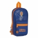 Kuprinė su pieštuko dėklu Valencia Basket M747 Mėlyna Oranžinė 12 x 23 x 5 cm (33 Dalys)