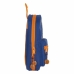 Penál ve tvaru batohu Valencia Basket M747 Modrý Oranžový 12 x 23 x 5 cm (33 Kusy)