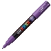 huopakärkiset kynät POSCA PC-1M Violetti (6 osaa)