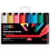 Conjunto de Canetas de Feltro POSCA PC-8K Multicolor 8 mm 8 Peças
