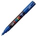 Felt-tip pens POSCA PC-1M Blue (6 Units)