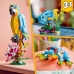 Playset Lego Creator 31136 Exotic parrot with frog and fish 3 en 1 253 Piezas