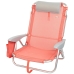 Αναδιπλούμενη Καρέκλα με Προσκέφαλο Aktive Flamingo Κοράλι 51 x 76 x 45 cm (x2)