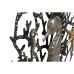 Настенный декор Home ESPRIT Позолоченный Серебристый Коралл Средиземноморье 49,5 x 5 x 48,3 cm (2 штук)