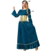 Kostyme voksne Blå Middelalder dronning
