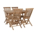 Stôl so 4 stoličkami Home ESPRIT 120 x 70 x 75 cm