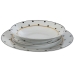 Service de Vaisselle Home ESPRIT Blanc Porcelaine 18 Pièces 27 x 27 x 2 cm