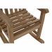 Rocking Chair DKD Home Decor Brown Teak 56 x 87 x 102 cm (56 x 87 x 102 cm)