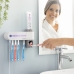 UV sterilizator za četkice za zube s držačem i dozatorom paste za zube Smiluv InnovaGoods