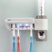 Stérilisateur Brosse à Dents UV avec Support et Distributeur de Dentifrice Smiluv InnovaGoods