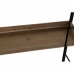 Regał DKD Home Decor Naturalny Czarny Metal Drewno 3 Półki (60 x 18 x 107 cm)