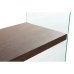 Полка DKD Home Decor Темно-коричневый Стеклянный Oрех Деревянный MDF 80 x 40 x 150 cm (1)