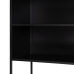 Shelves BRICK 55 x 30 x 132 cm Crystal Black Metal