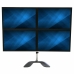 Настольная подставка для экрана Startech ARMQUADSS Чёрный/Серебристый 32